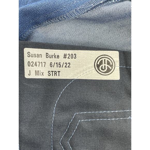 Tom James Blue Delta Smooth Indigo Blue Denim Jeans Size 32X29 Custom Bespoke - Picture 9 of 11